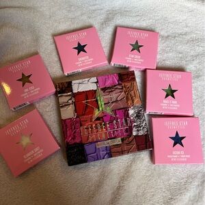 NIB Jeffree Star magnetic eyeshadow palette and eyeshadows